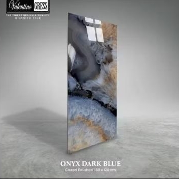 granit 60x120 onyix dark blue motif marmer by Valentino gress