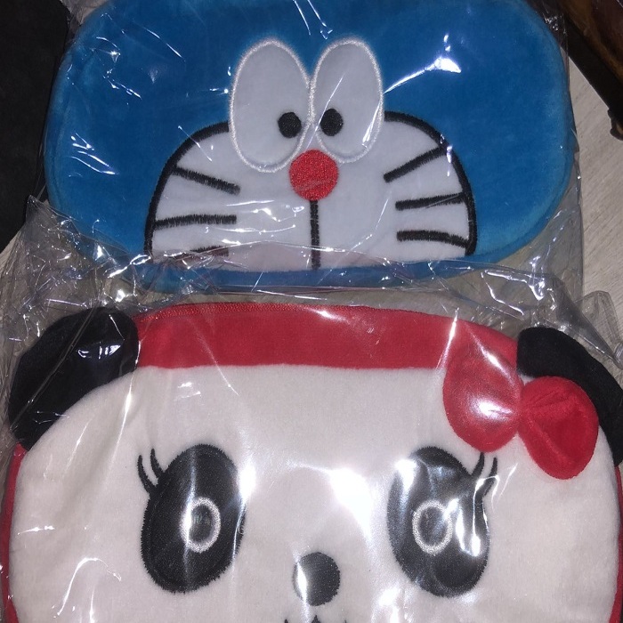 

Kotak pensil / Tempat pensil kain bulu halus lucu