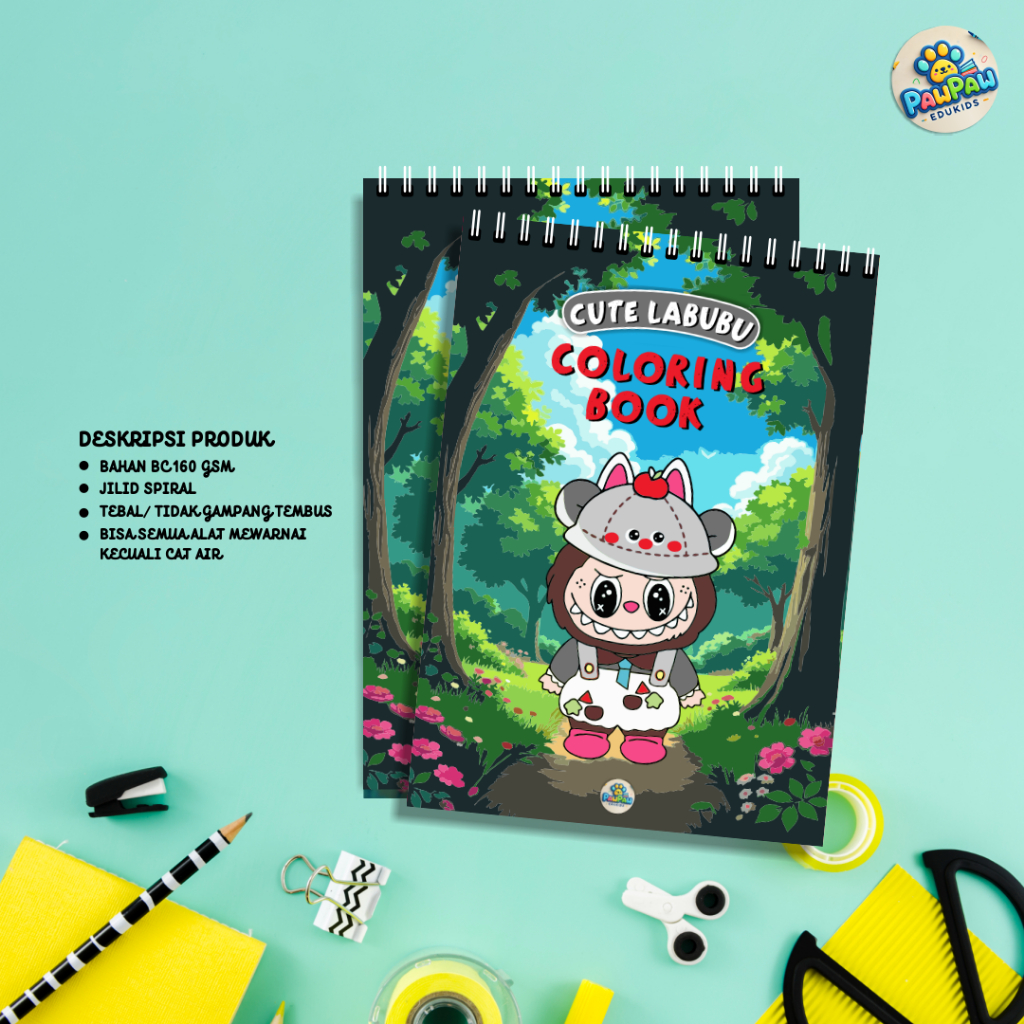 

Coloring Book Anak (BUKU MEWARNAI) Edisi LABUBU by PawPaw Edukids
