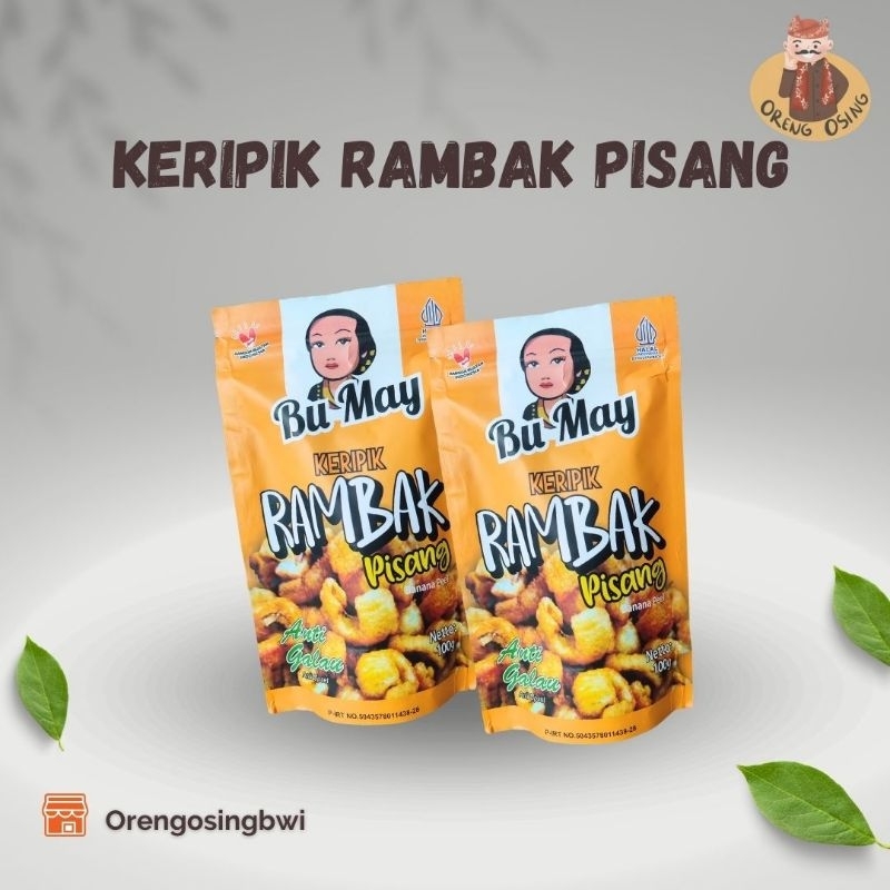 

ORENG OSING| Keripik Rambak Pisang bu may 100gr