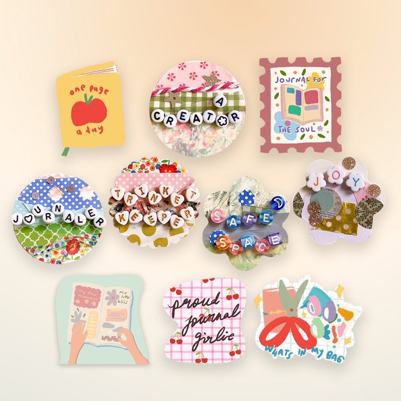 

Flairenciel die cut stickers