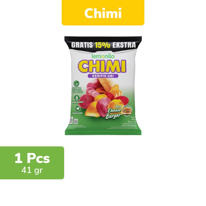 

Lemonilo Chimi Keripik Ubi Cheese Burger 41g