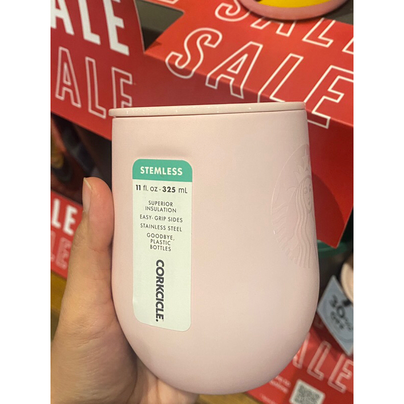 Tumbler Starbucks X Corkcicle Spring Pink