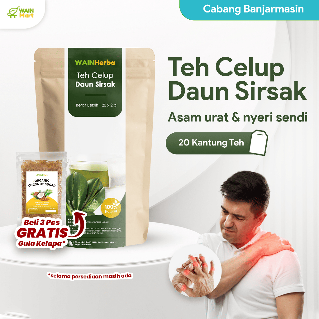 

Teh Celup Daun Sirsak Anti Kanker Benjolan Herbal Ampuh Mengatasi Asam Urat Nyeri Sendi