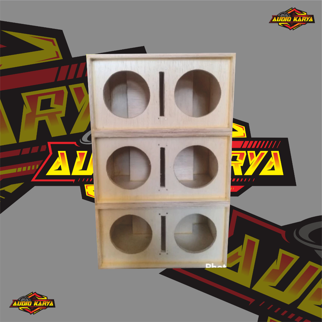 BOX SPEAKER 4 INCH SUBWOOFER DOUBLE - Audio Karya