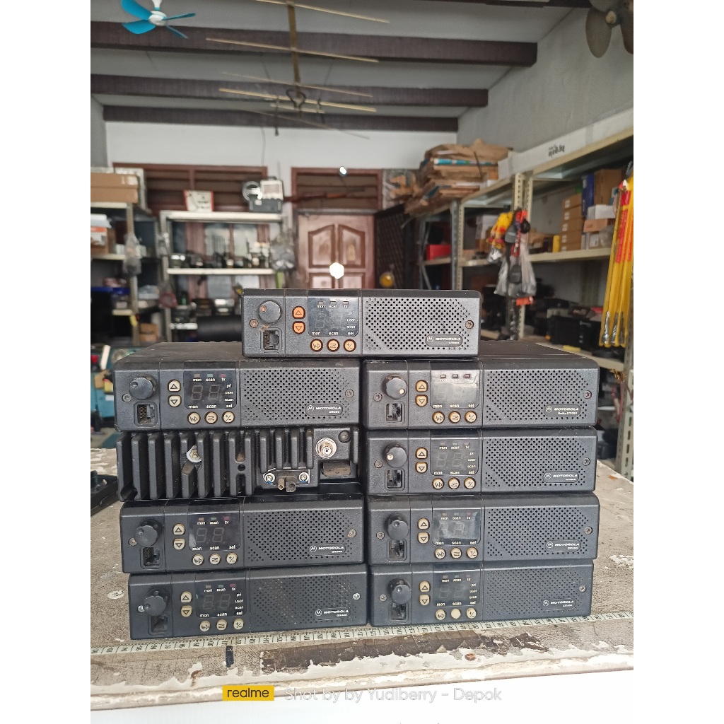 Rig Motorola Gm300 Frekuensi Vhf 150 sd 174 Mhz  MOTOROLA GM 300 VHF BAHAN KANIBAL