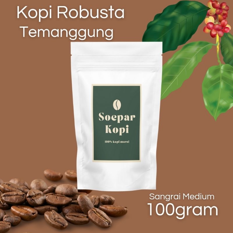 

Kopi Robusta Temanggung 100% kopi murni tanpa campuran