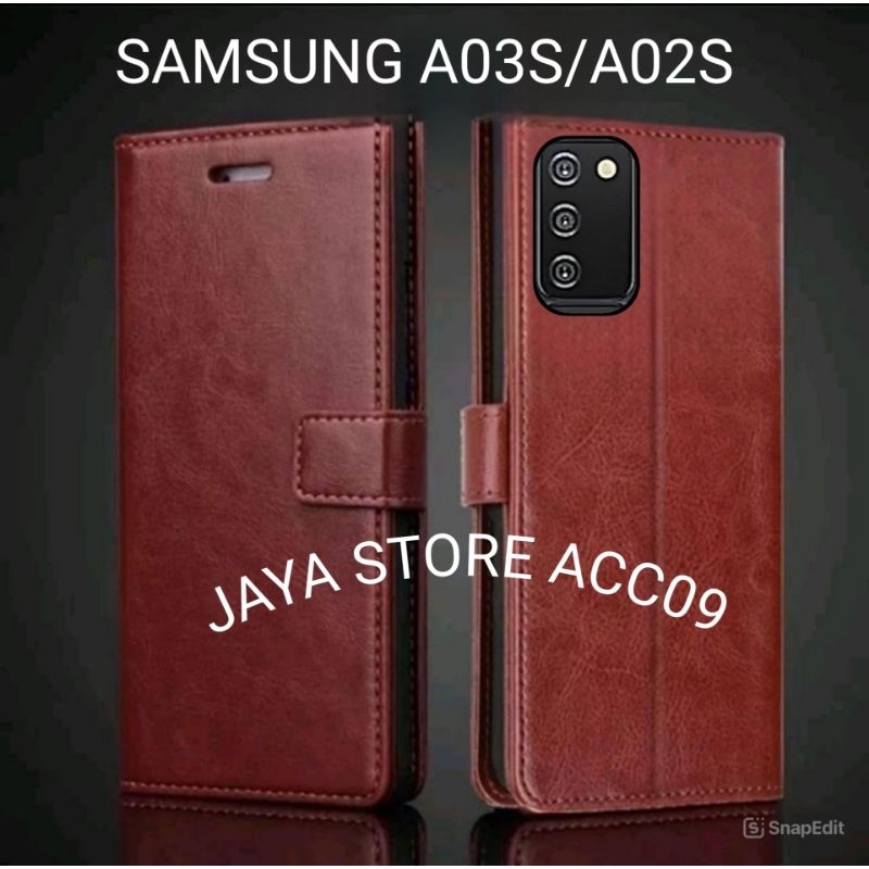 CASE SAMSUNG A02S/A03S FLIP COVER SARUNG CASE DOMPET