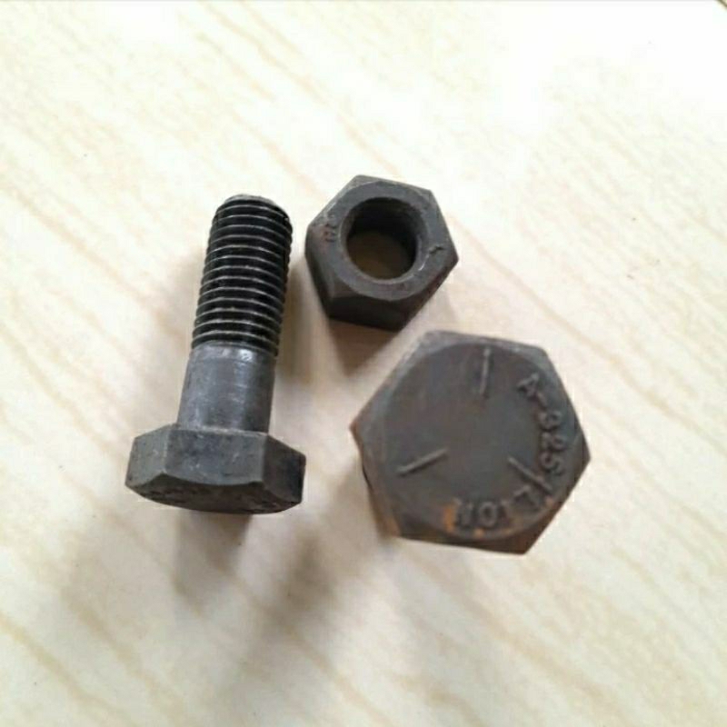 Baut mur baja A325 3/4×2 / 5cm / Baut baja