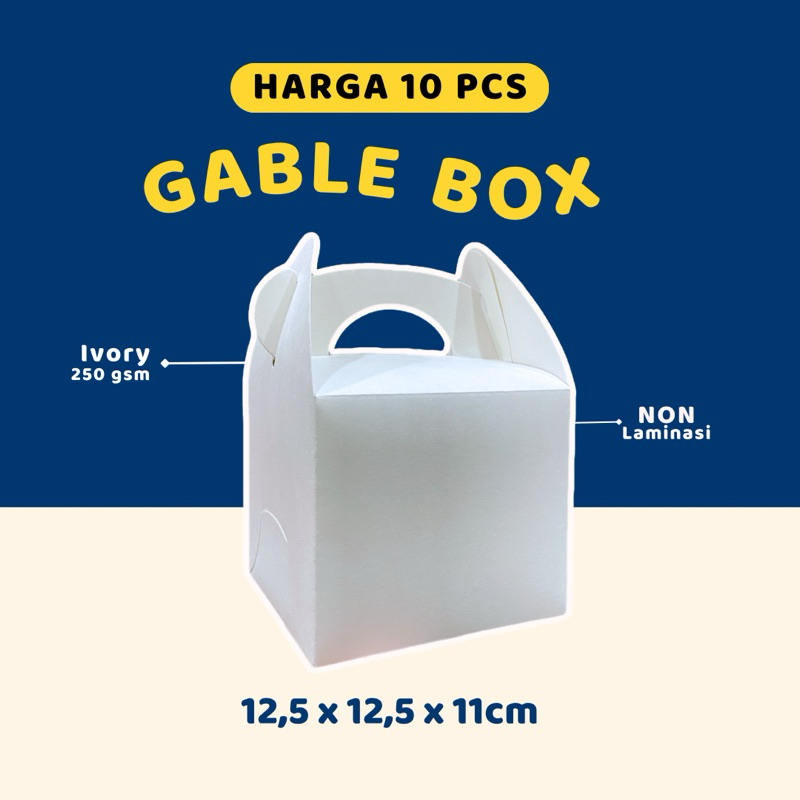 

(HARGA 10 PCS) GABLE BOX S ONLY