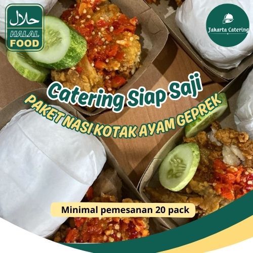 

PROMO Paket Nasi Ayam Geprek Paling Murah Enak Makanan Siap Saji Halal/Nikmat/Pas Untuk Semua Acara