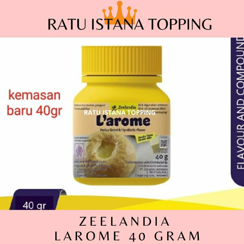 

L'AROME VANILLA SUSU 40 GRAM LAROME VANILA SUSU PERISA POWDER 40 GRAM