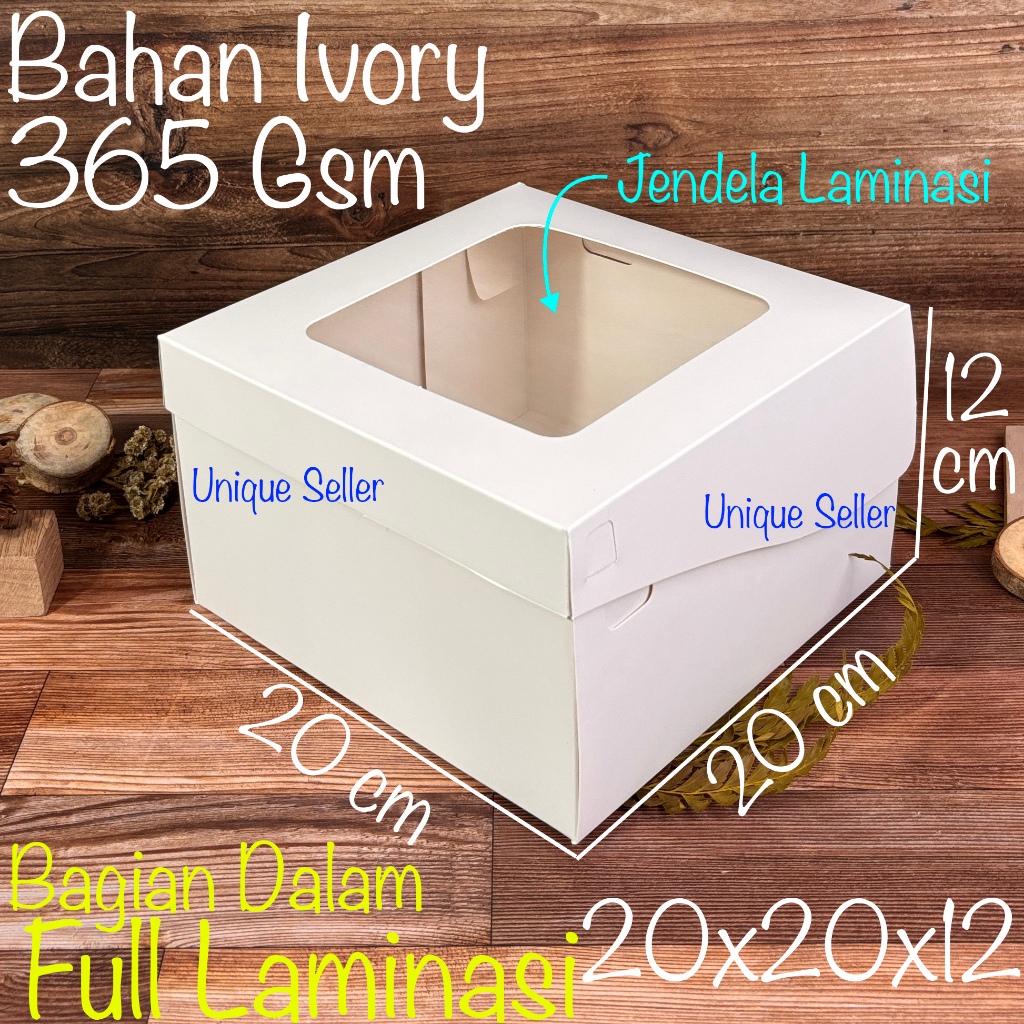 

Dus Ivory Putih 20x20x12 Full Laminasi / Dus Box Kotak Kue Puding Roti 20x20x12 Full Laminasi Ivory Putih / Dus Kue 20x20x12 Ivory / Dus Box Kotak Hampers Snack Jajan Sifon Bolu Puding Pudding Souvenir Packaging Mukena 20x20x12 Uk 20 20x20 x 12