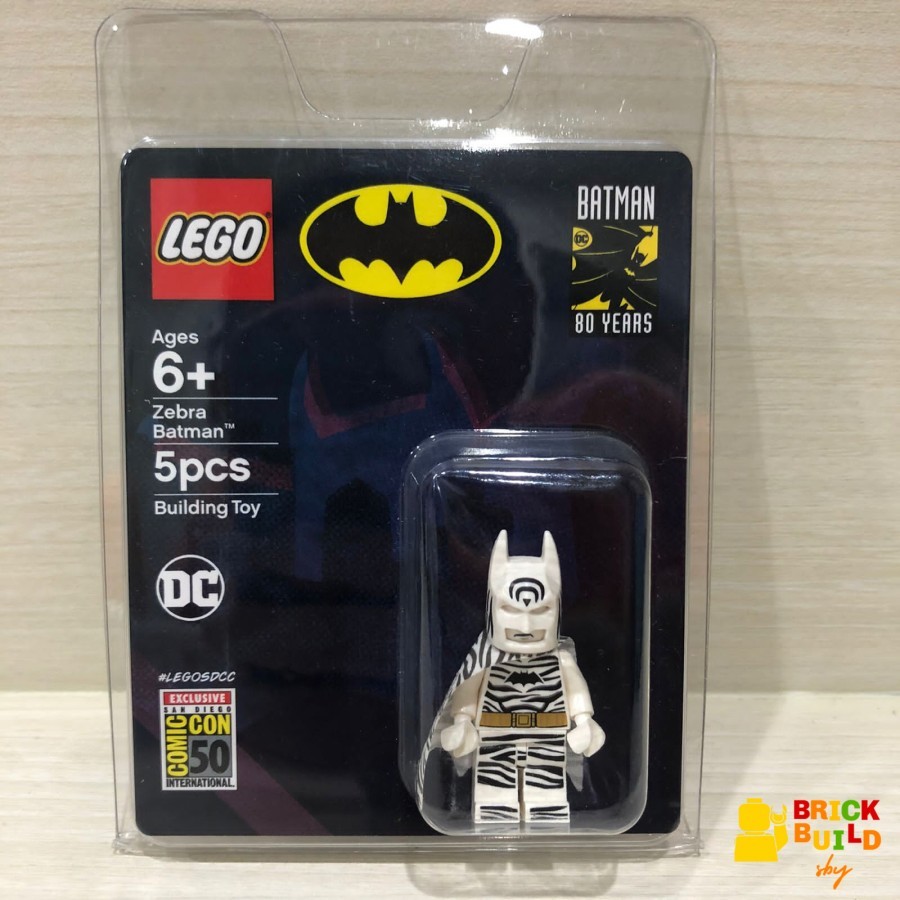 Lego Zebra Batman SDCC 2019 Exclusive Blister Pack