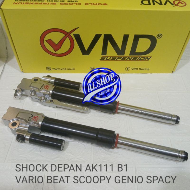 SUSPENSION SHOCK DEPAN VND VARIO 125 150 BEAT FI SCOOPY FI GENIO SPACY