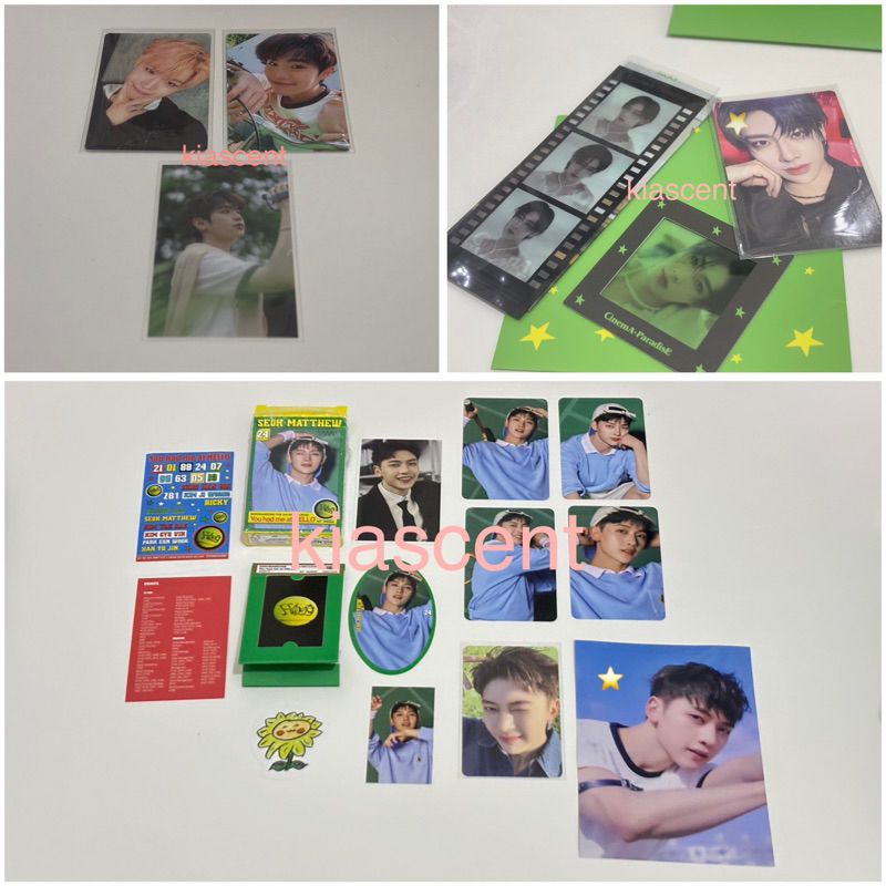 (baca deskripsi) PC, album unsealed member set ricky taerae matthew zb1 zerobaseone yhmah cinema par