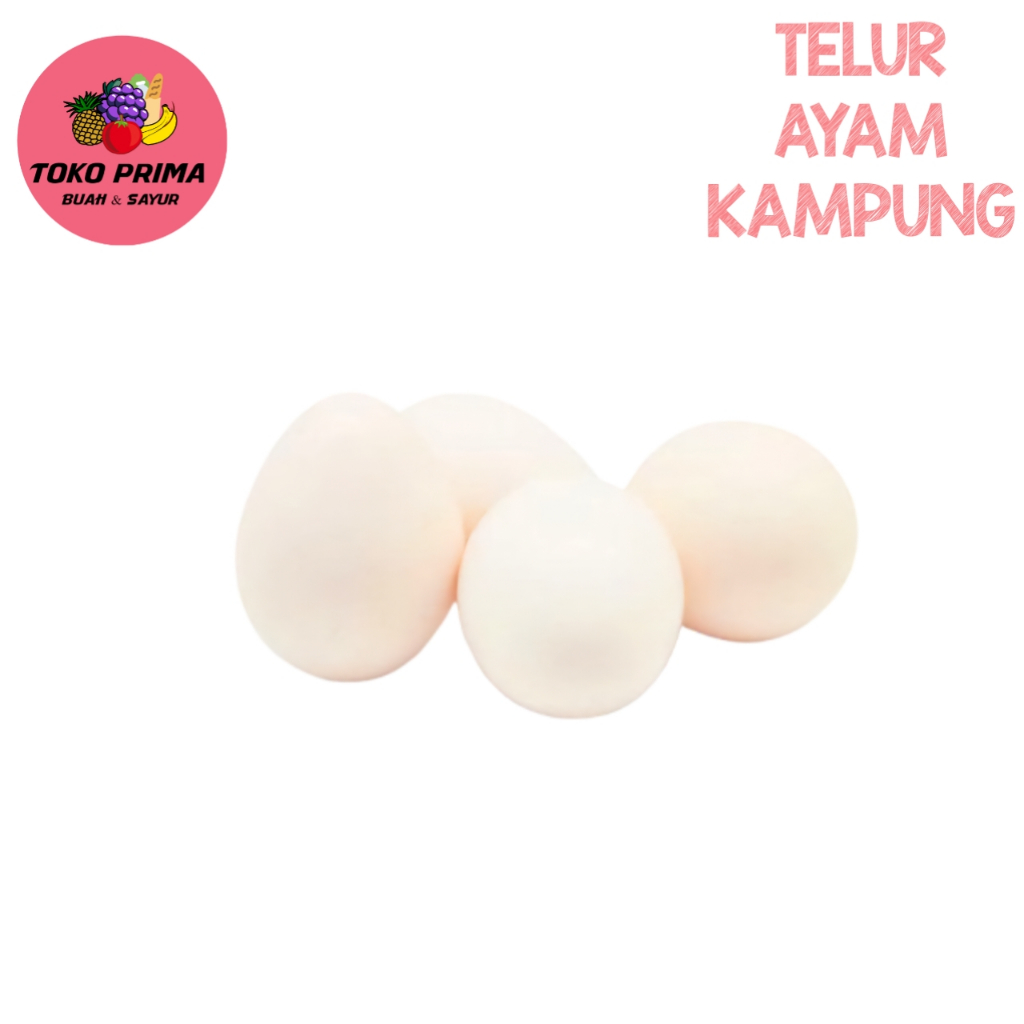 

TELUR AYAM KAMPUNG ISI 4 PCS