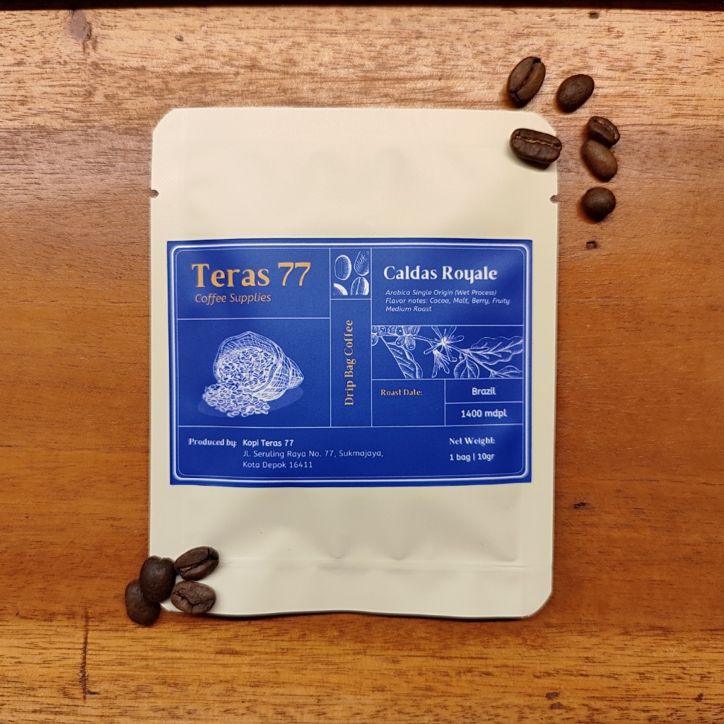 

Kopi Drip Bag/Filter Bag Coffee - Arabica Caldas Royale/Arabika Caldas Royale (Sachet)