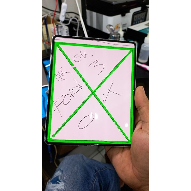 layar lcd dalam samsung z fold 3 100% original produk