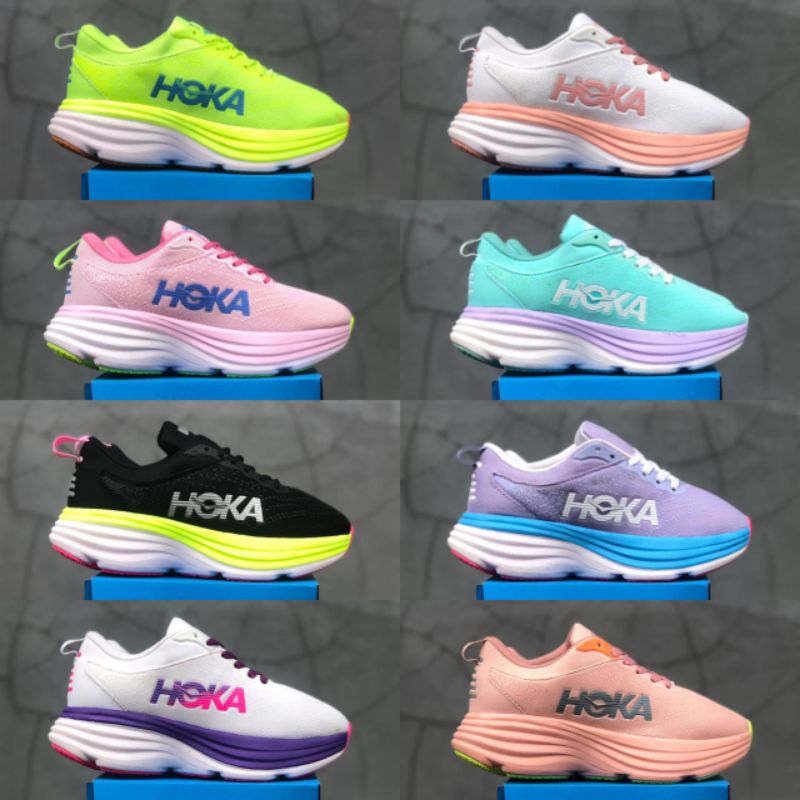 SEPATU HOKA BONDI 8 RUNNING SHOES/SEPATU SPORT HOKA BONDI 8 RUNNING/SEPATU HOKA/HOKA RUNNING