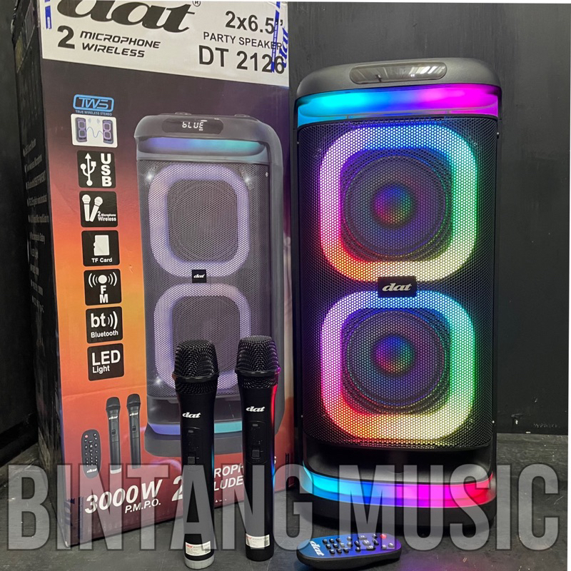 Speaker DAT DT2126 PARTY Original speaker bluetooth dat 2126