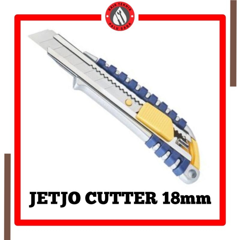 

Pisau Cutter JETJO TOOLS 101002 / Aluminium Case 18mm Utility Knife LAKONI PRO