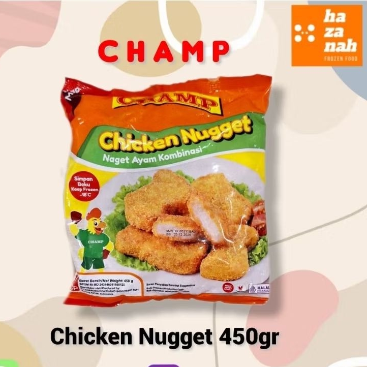 

Champ Chicken Nugget 450gr