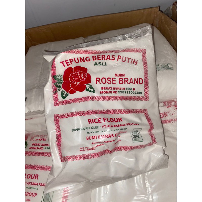 

tepung beras Rose brand 500 g