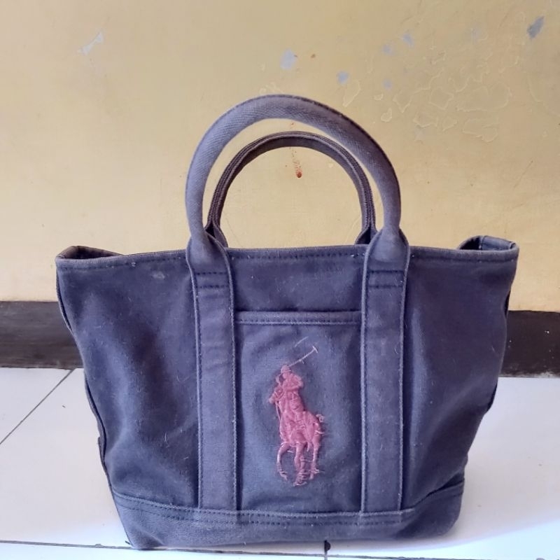 Tas Polo Ralph Lauren Tote Bag Ori Preloved