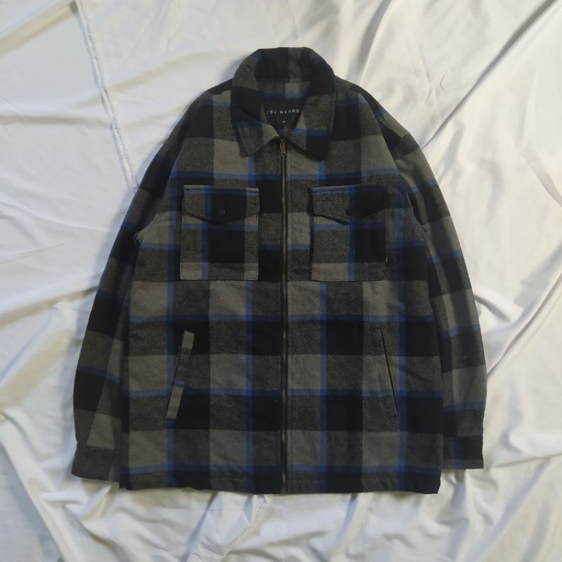 TBJ Nearby Casual Flannel Jacket, Flannel Outer, Flannel Outer, Tartan Jacket, Tartan Outer, Flannel