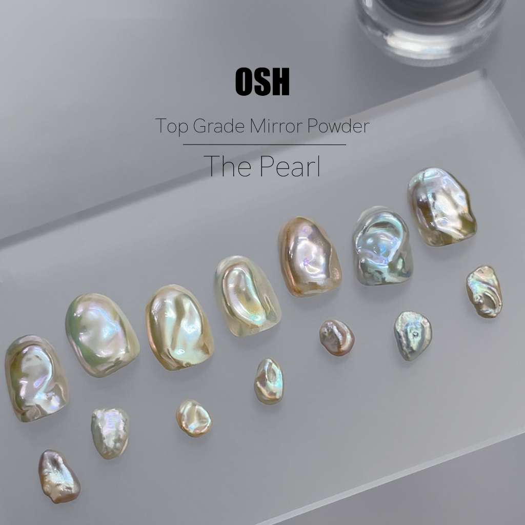 DINO NAIL SHOP | OSH Top Grade Mirror Powder The Pearl / chrome powder pearl / aurora mirror pearl p
