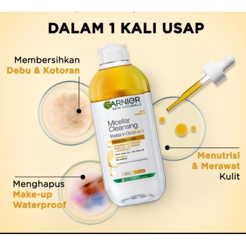 Garnier Micellar Water Oil Infused 400 ml