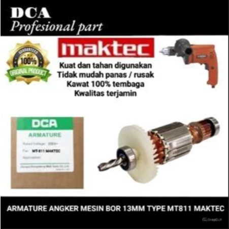 DCA armature angker mesin bor 13mm type MT811 maktec ( original part dca )