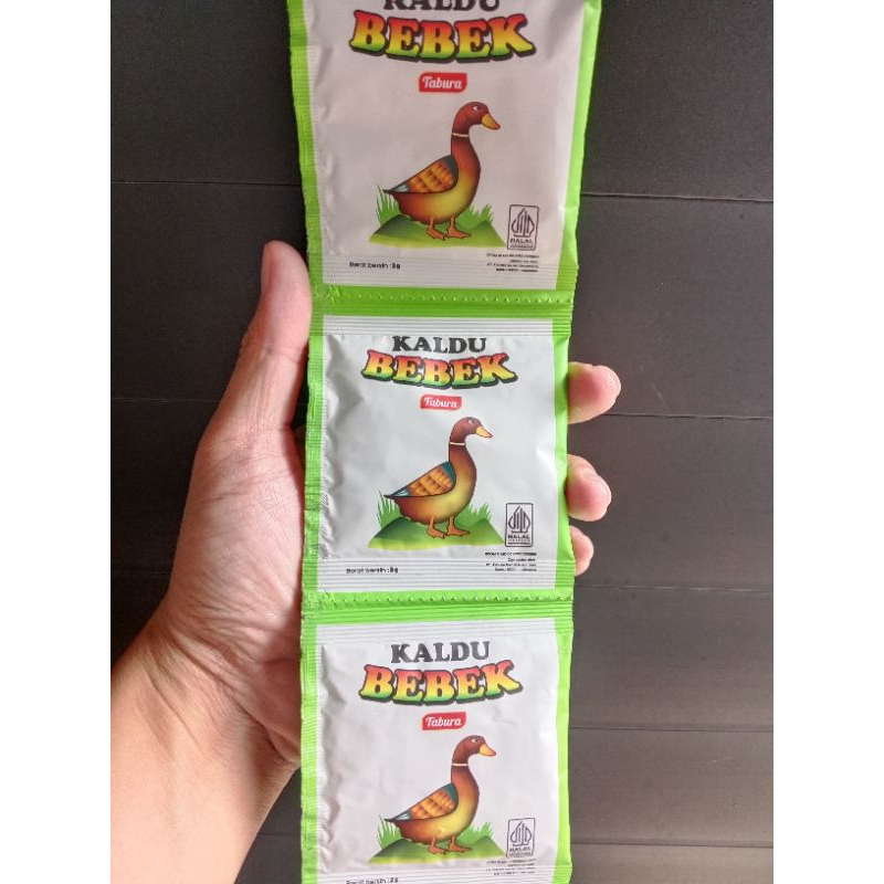 

Tabura Kaldu Bebek 1 Renceng isi 12 Sachet