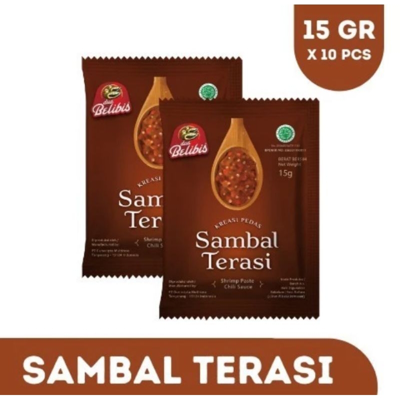 

Belibis Sambal Terasi 15g x 10 pcs