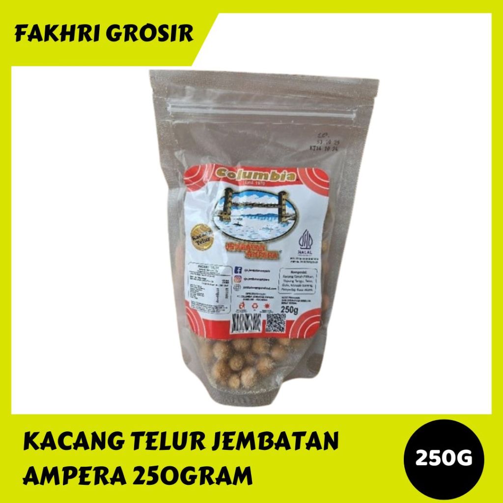 

︎ KACANG TELOR/TELUR JEMBATAN AMPERA 250GR RENYAH MANIS GURIH