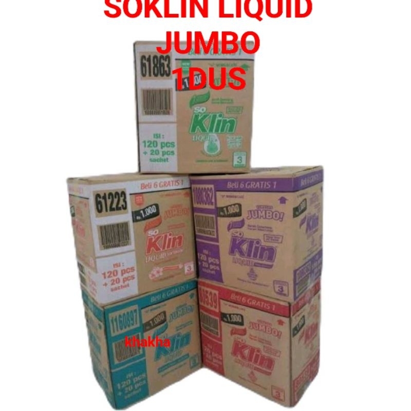 PROMO SOKLIN CAIR / SOKLIN LIQUID JUMBO 1DUS KEMASAN 1000