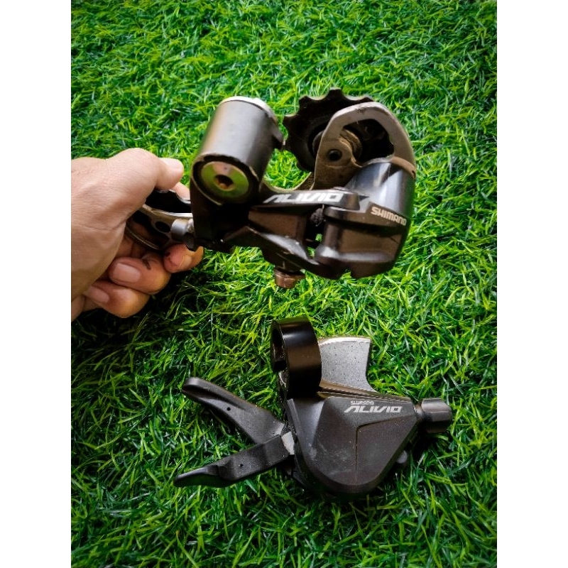 Rd dan shifter sepeda shimano alivio rd sl m430