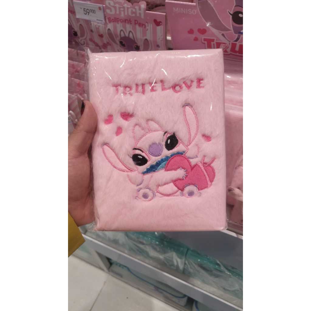STITCH ANGEL X MINISO DIARY BOOK, PHOTO ALBUM, PEN
