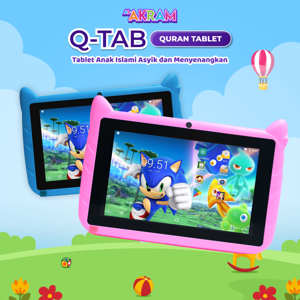 Q-TAB QURAN TAB NEW PRODUK GARANSI RESMI AL AKRAM