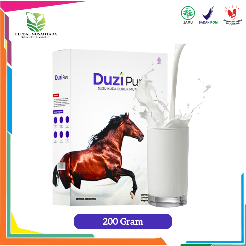 

Duzi Pure Susu Kuda Liar Lombok Susu Kuda Bubuk Murni Bantu Atasi Asam Urat Dan Nyeri Sendi