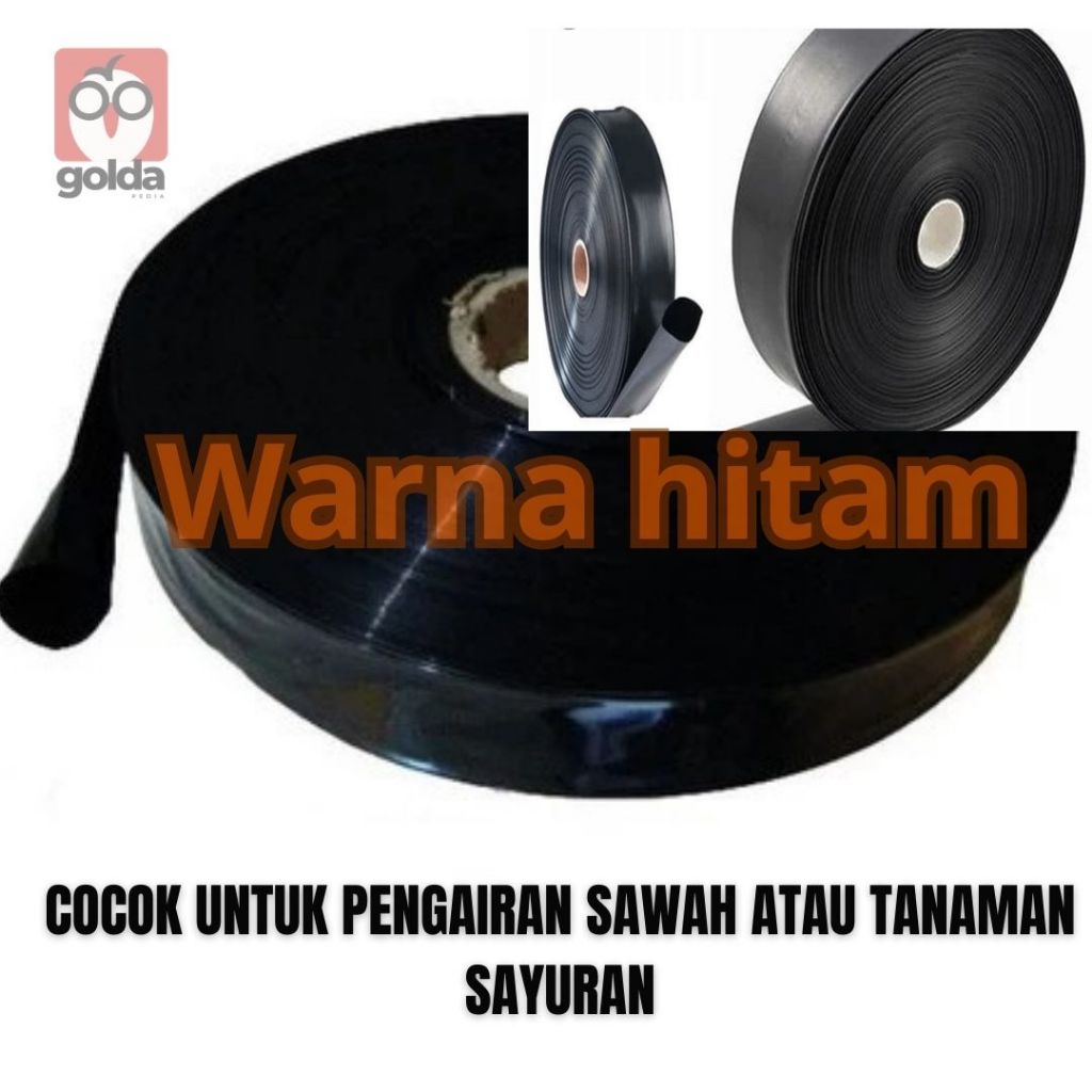 Selang Drip 0,5 mikron 4cm 300 meter | SELANG DRIP IRIGASI | Selang Drip Drib 4CM (3/4") Plastik Iri