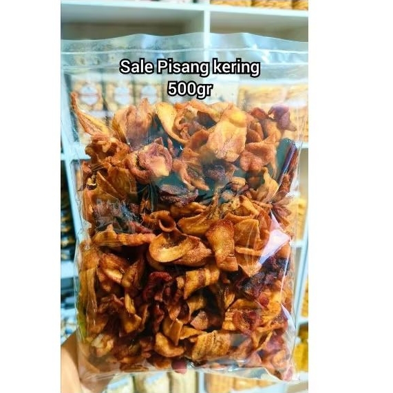 

Sale Pisang Kering 500 gr - Sale Pisang Lidah 500 gr - Kripik Pisang Asin 500 gr - Cemilan Sale Pisang dan Kripik Pisang asin