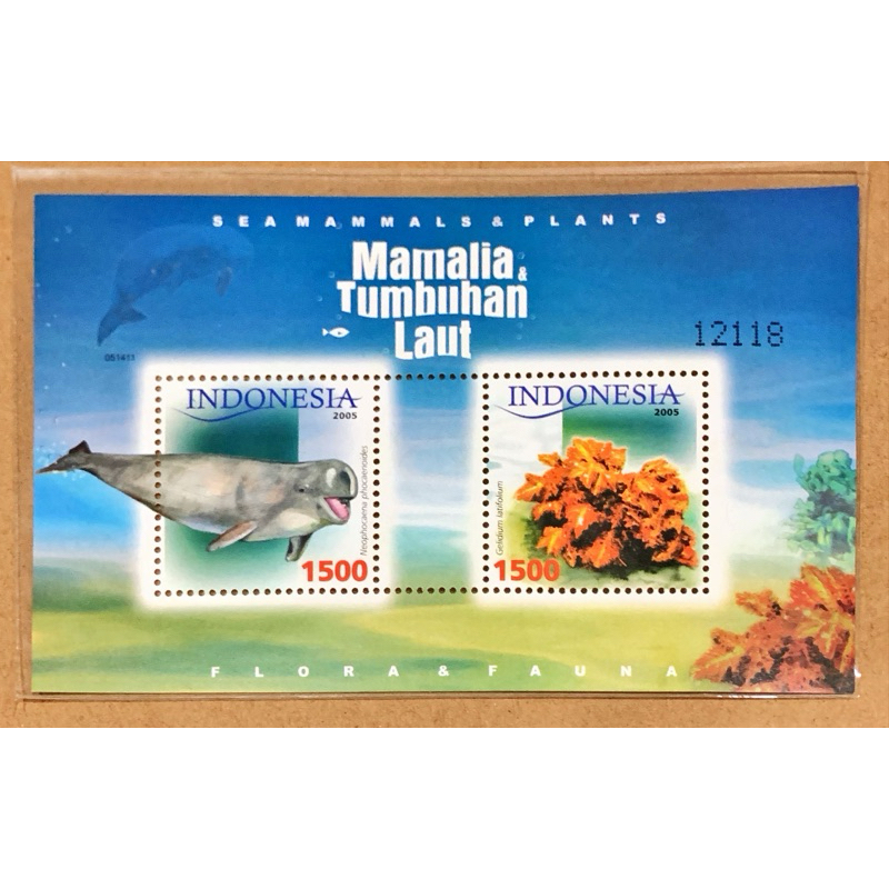 

PRANGKO INDONESIA 2005 SS FLORA DAN FAUNA. MNH.