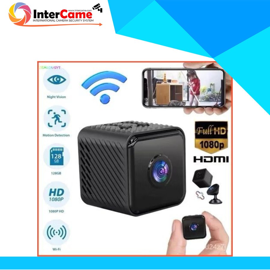 Kamera Mini CCTV 1080P Wifi Camera Mini Spy Cam Tersembunyi Kamera Pengintai Mini CCTV Baterai