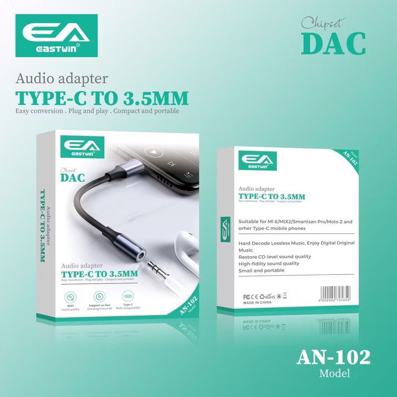 RB Konverter Adapter DAC Type C to Jack 3.5mm Female