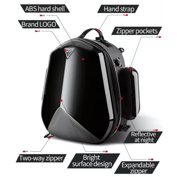 Tas Helm Motor Motowolf MDL0705B Motorcycle Backpack