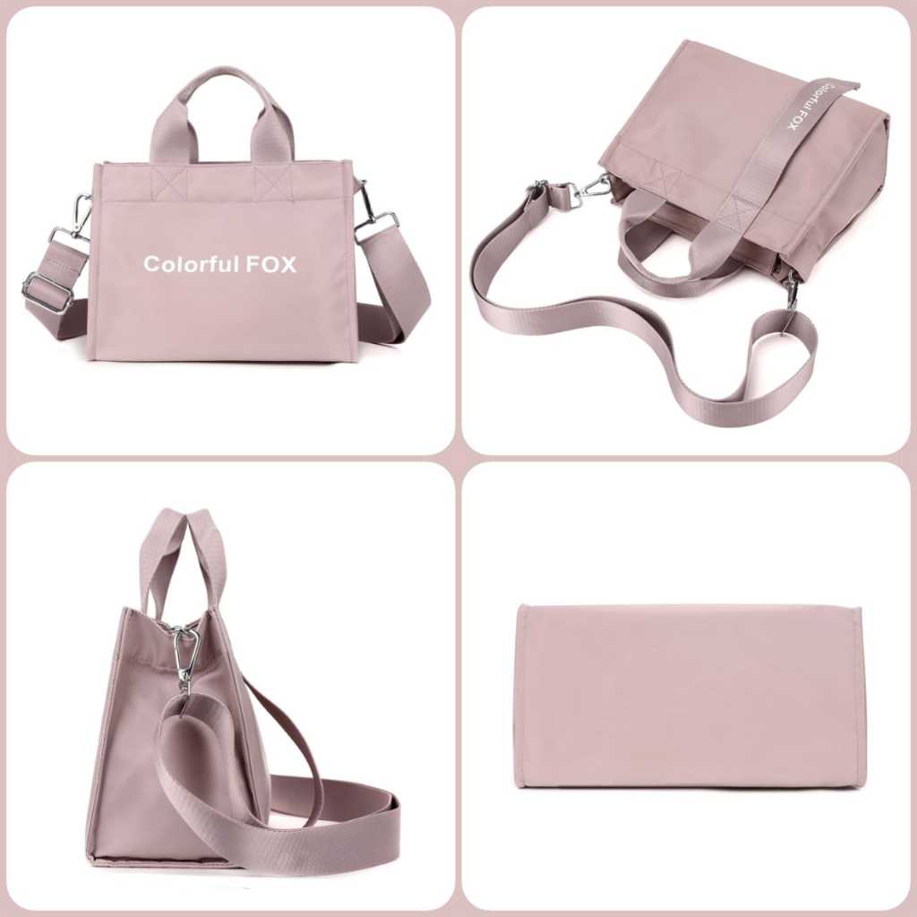 HOT DEALS COLORFUL FOX ORI - TAS SELEMPANG COLORFUL FOX 2398 NILON WATERPROOF TAS SELEMPANG WANITA