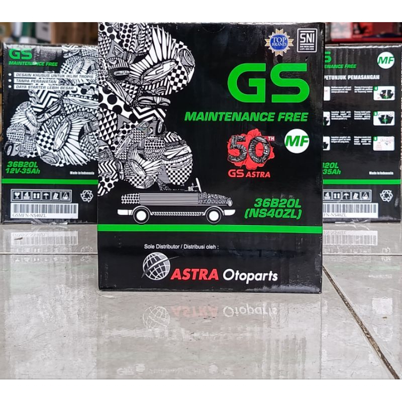 aki Mitsubishi Expander, Mitsubishi Xpander, Toyota Raize, Daihatsu Rocky NS40ZL GS Astra MF Aki Ker