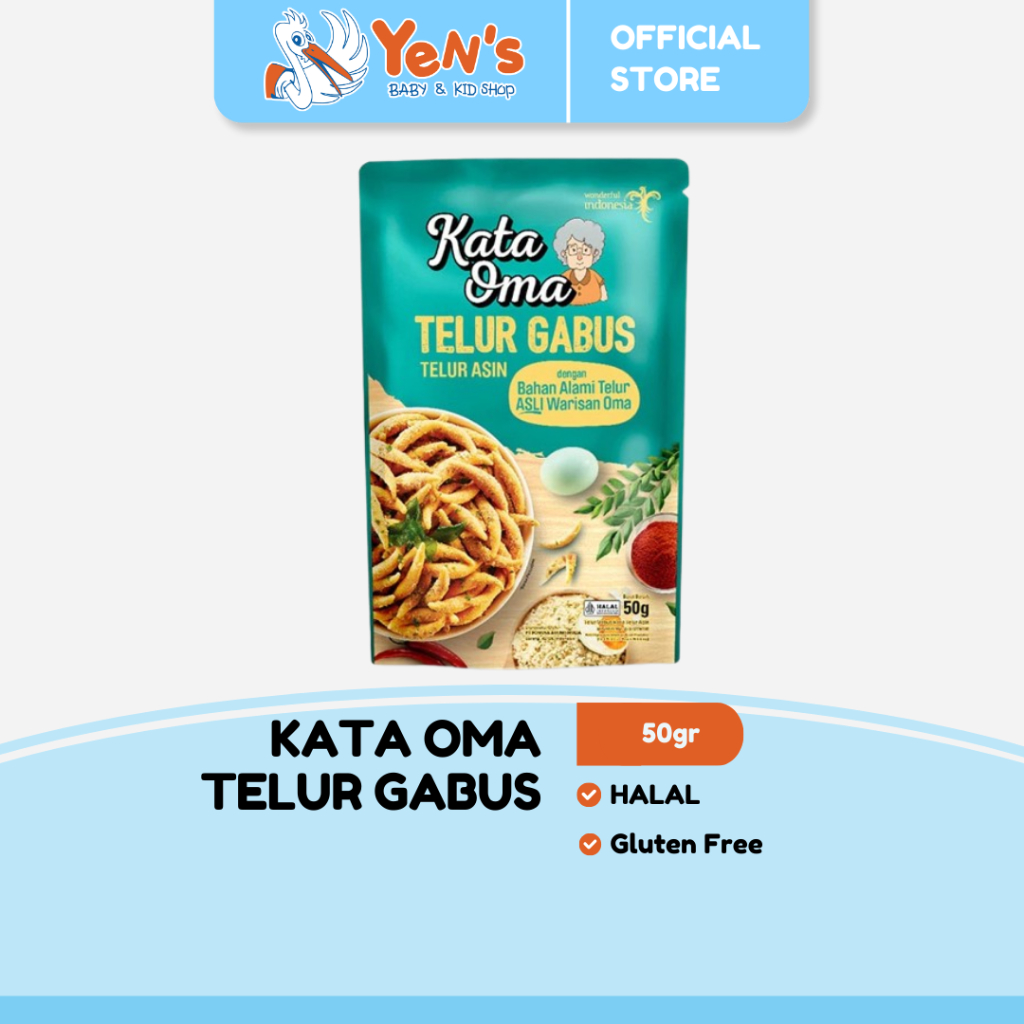 

Kata Oma Telur Gabus 50gr - Cemilan Kue Gabus